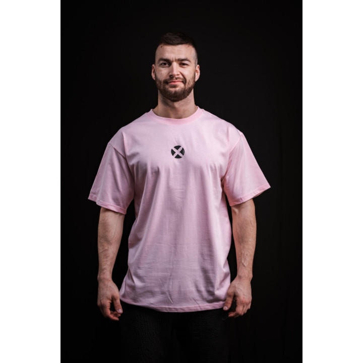 T-Shirt oversize unisexe rose clair HAND OF DESTINY | VERY BAD WOD — Rose · Taille L