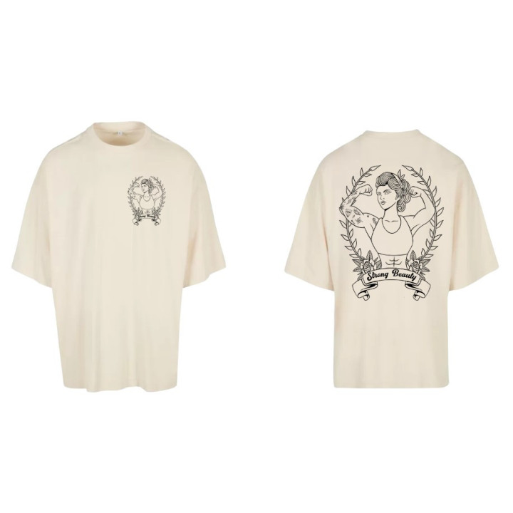 T-Shirt unisexe blanc ivoire STRONG BEAUTY | VERY BAD WOD — Blanc ivoire · Taille S