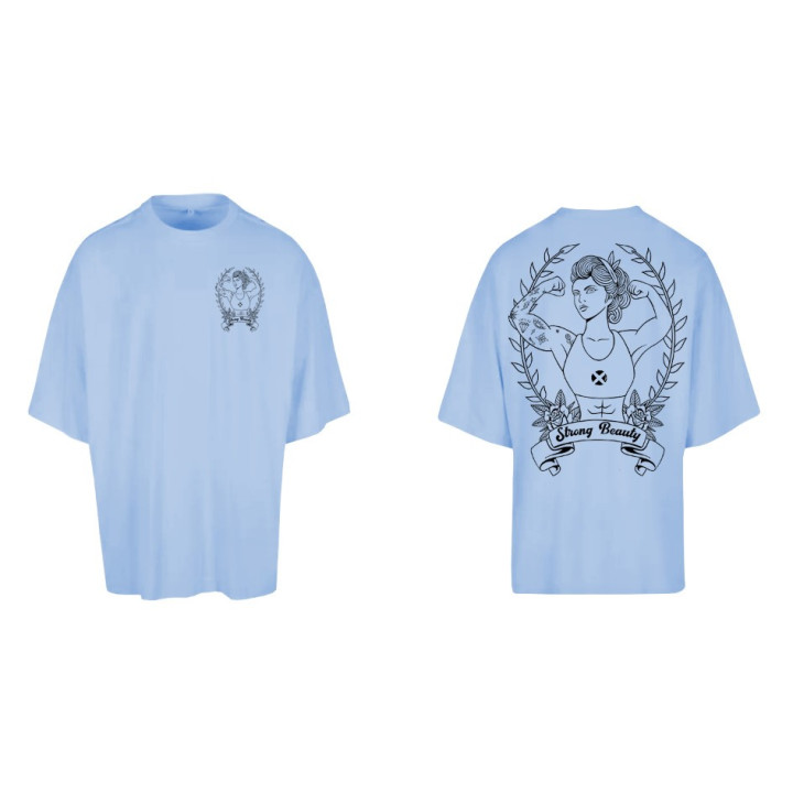 T-Shirt unisexe bleu ciel STRONG BEAUTY | VERY BAD WOD — Bleu · Taille XL
