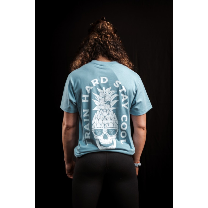 T-Shirt unisexe bleu ciel TRAIN HARD STAY COOL | VERY BAD WOD — Bleu · Taille L