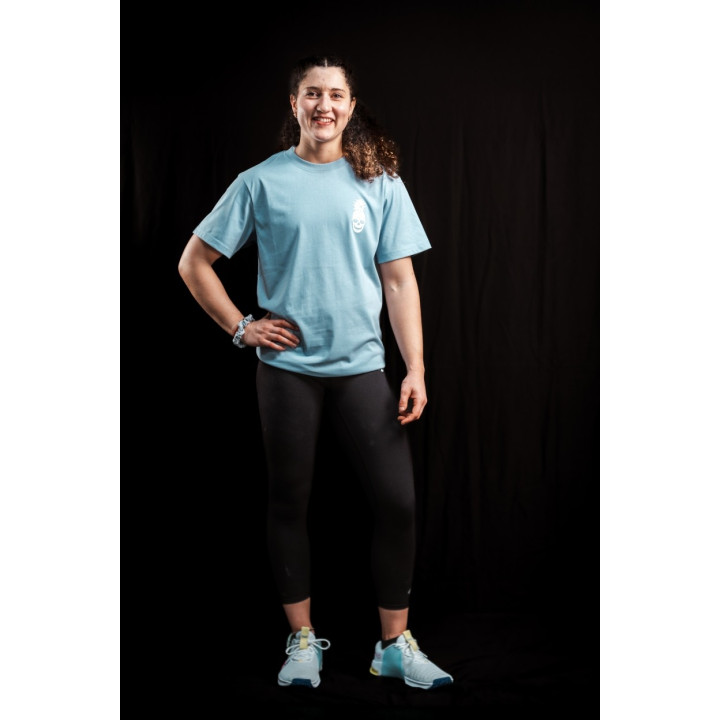 T-Shirt unisexe bleu ciel TRAIN HARD STAY COOL | VERY BAD WOD — Bleu · Taille L