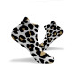 Socquettes blanches LEOPARD PRINT original white ANKLE | HEXXEE SOCKS — Blanc · Taille M (40-43)