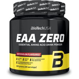 EAA Zero acides aminés en poudre saveur PASTEQUE 350 Gr  |BIOTECHUSA — PASTEQUE · Taille 350 Gr