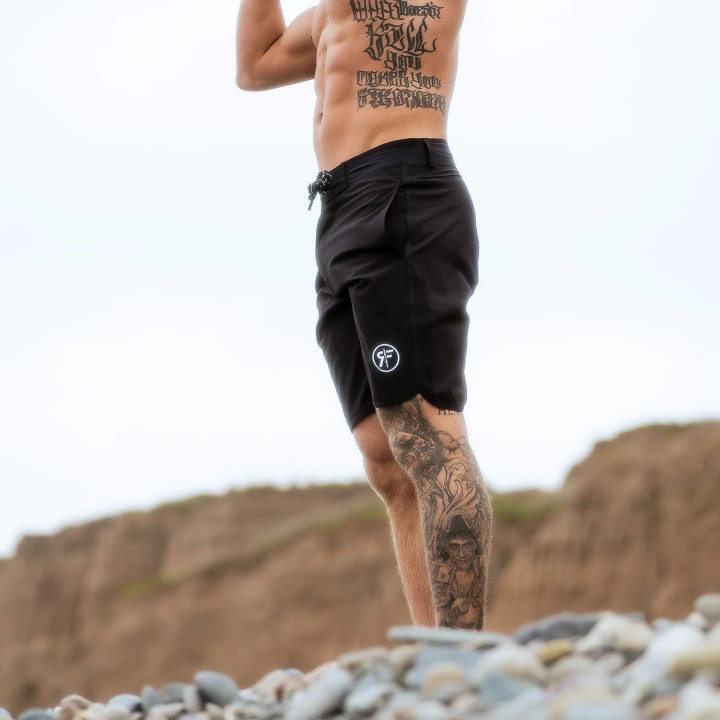 Boardshort noir BREAK homme | ROKFIT — Noir · Taille 32 US