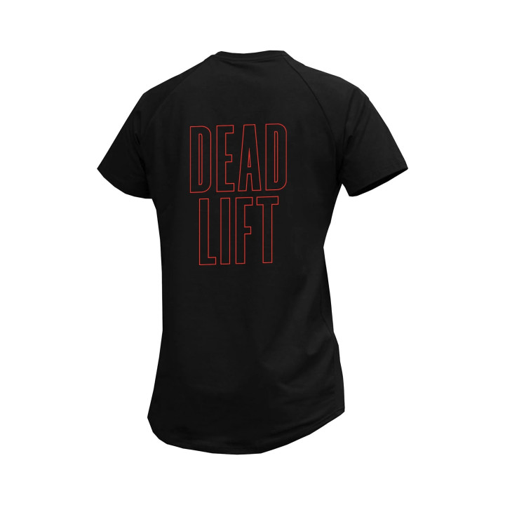 T-Shirt Homme Noir HEAVY METAL DEAD LIFT| THORN FIT — Noir · Taille L