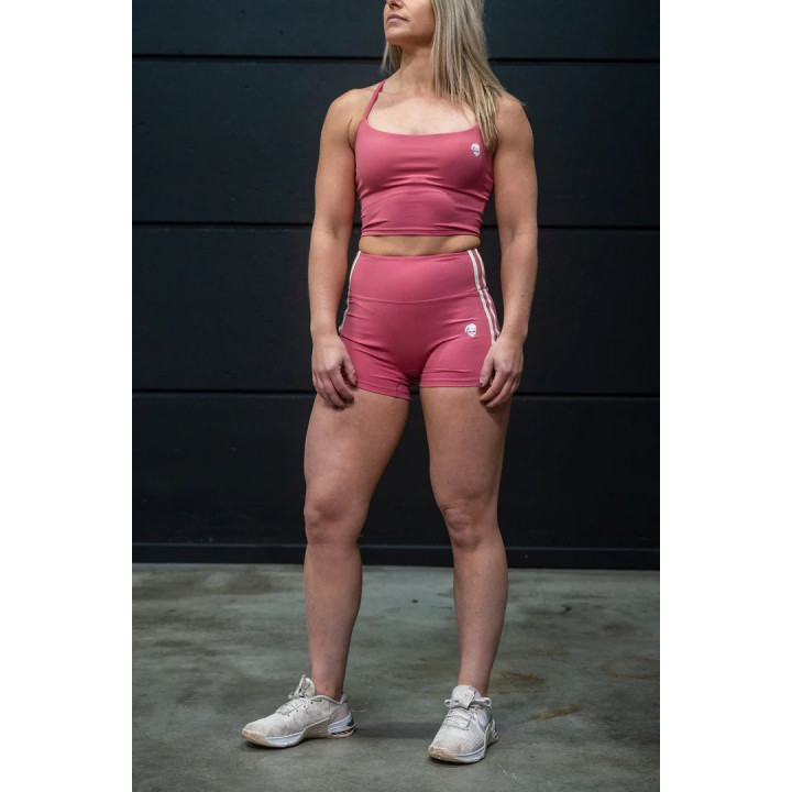 Short Femme IVY rose | BARBELL REGIMENT — Rose · Taille S