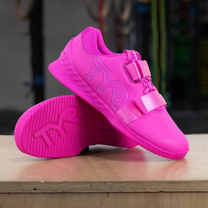 Chaussures Haltérophilie LIFTER Limited Edition SQUAT UNIVERSITY 670 Rose | TYR — Rose · Taille 36 2/3 EU - 22.5 cm