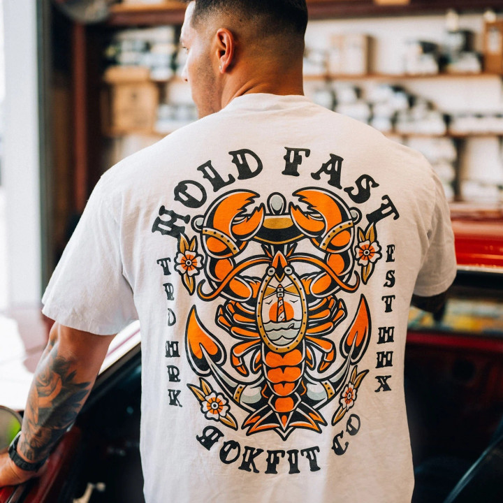T-Shirt Homme blanc HOLD FAST | ROKFIT — Blanc · Taille S