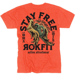 T-Shirt Homme orange STAY FREE | ROKFIT — Orange · Taille S