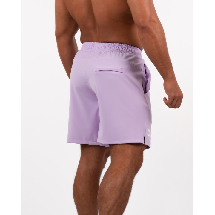 Short Homme CROSSFIT® HUNTER rose orchid bloom regular 8"| NORTHERN SPIRIT — Rose · Taille XL