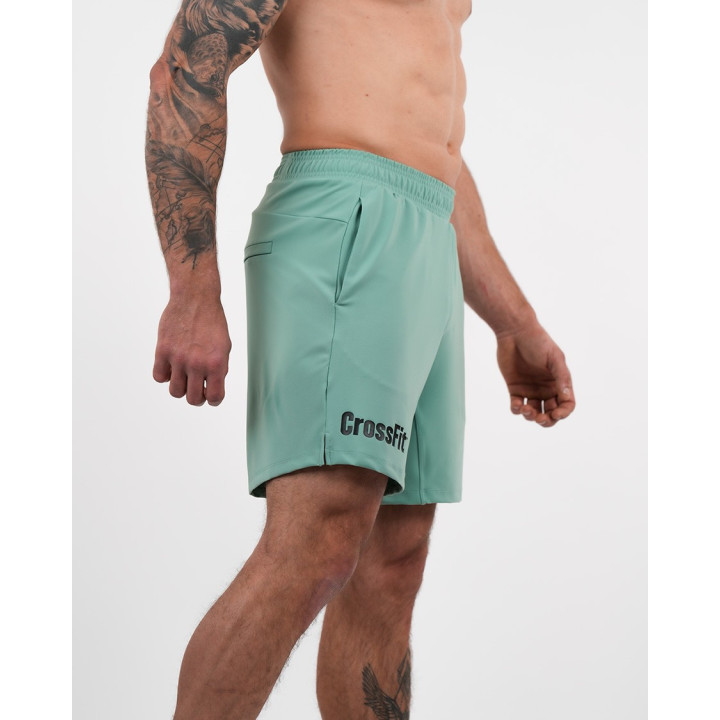 Short Homme CROSSFIT® HUNTER vert shale regular 8"| NORTHERN SPIRIT — Vert · Taille L