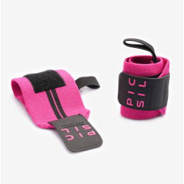 Bandes de Poignets roses bandes noires | PICSIL — Rose · Taille TU
