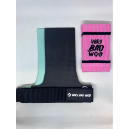 Pack maniques Komodo Kevlar L/XL + Sweatbands roses VERY BAD WOD