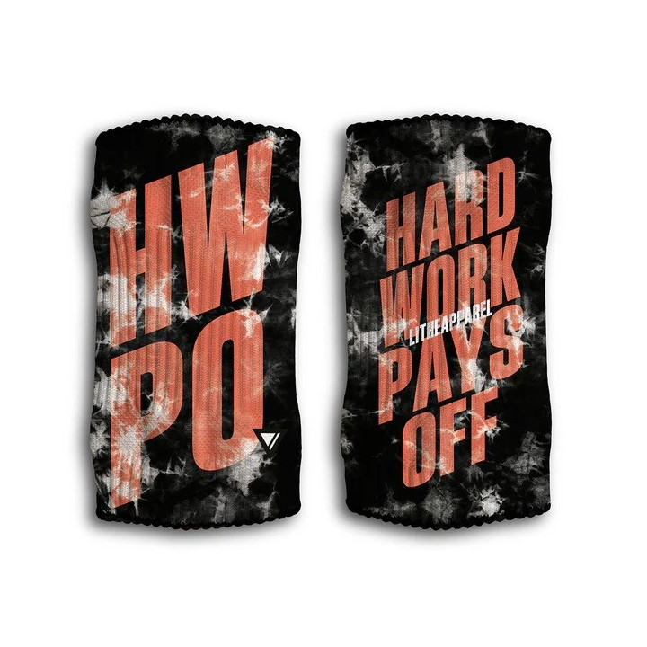 Bandes de poignets - Wristband HWPO RED BLACK| LITHE APPAREL — Noir · Taille TU