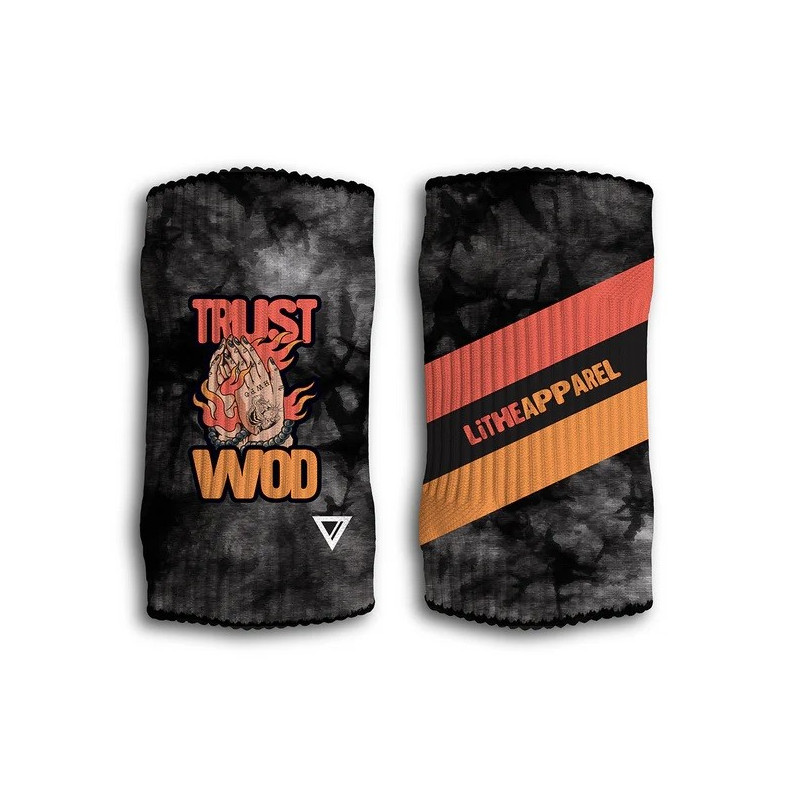 Bandes de poignets - Wristband TRUST WOD| LITHE APPAREL — Noir · Taille TU