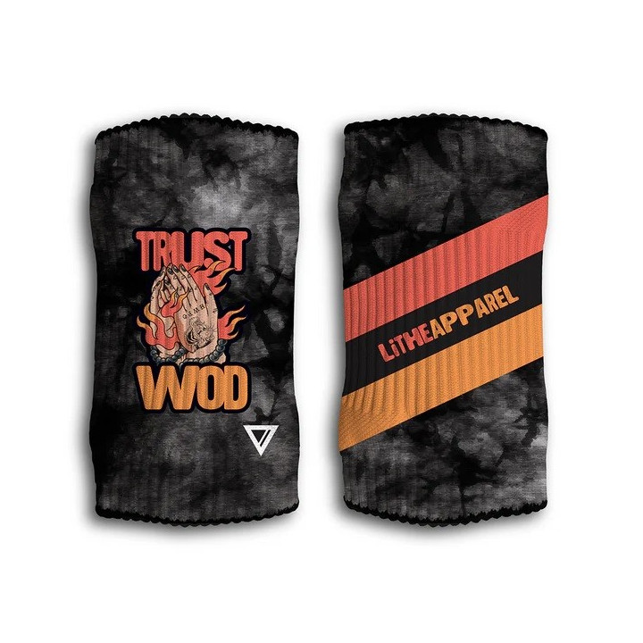 Bandes de poignets - Wristband TRUST WOD| LITHE APPAREL — Noir · Taille TU