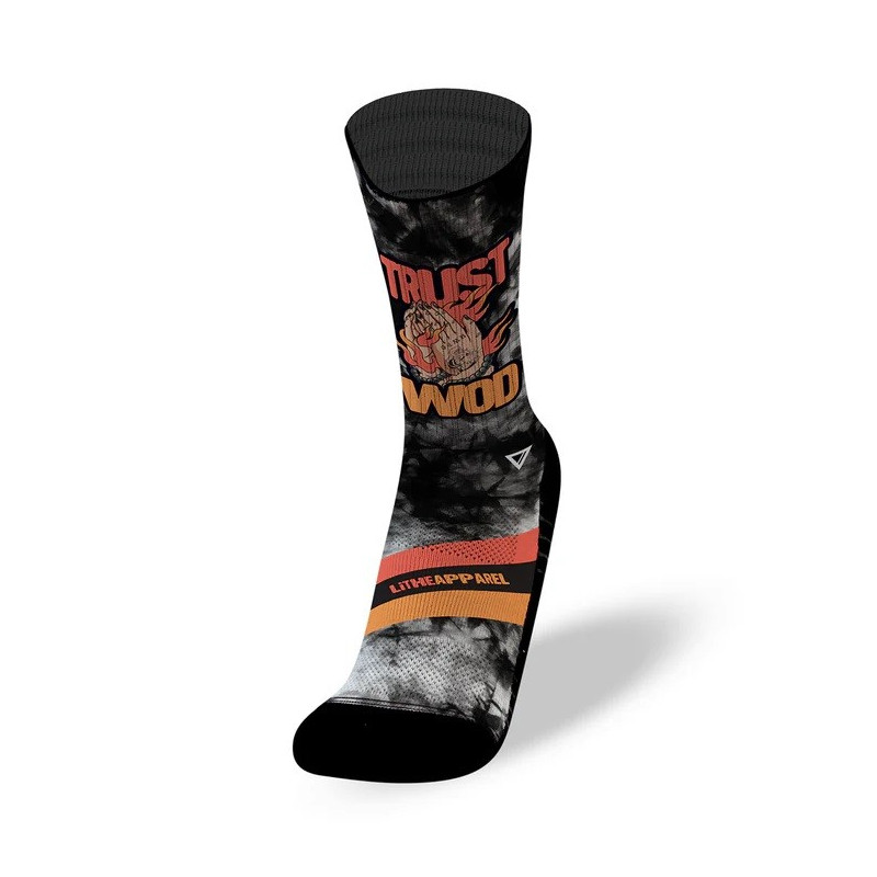 Chaussettes Rx TRUST WOD | LITHE APPAREL — Noir · Taille RX SOCKS S (35 - 38)