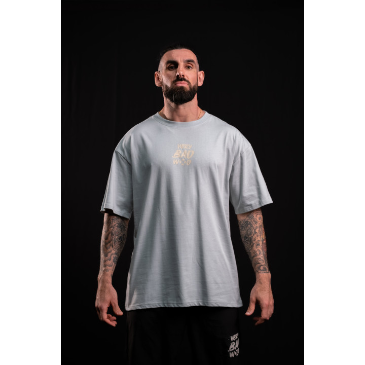 T-Shirt oversize vert de gris SAINT OF MY TIME | VERY BAD WOD — Vert de Gris · Taille S