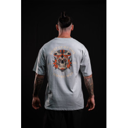 T-Shirt oversize vert de gris SAINT OF MY TIME | VERY BAD WOD — Vert de Gris · Taille L