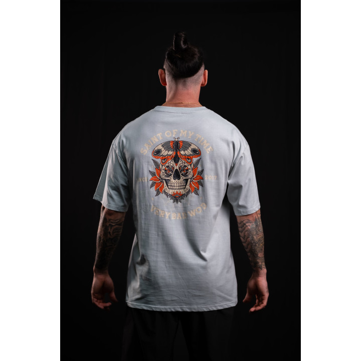 T-Shirt oversize vert de gris SAINT OF MY TIME | VERY BAD WOD — Vert de Gris · Taille XL