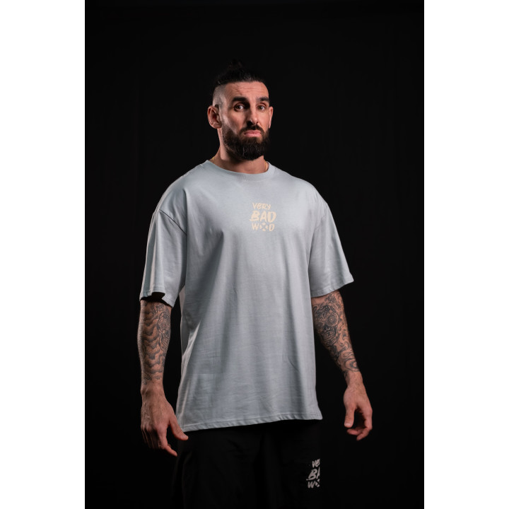 T-Shirt oversize vert de gris SAINT OF MY TIME | VERY BAD WOD — Vert de Gris · Taille XL