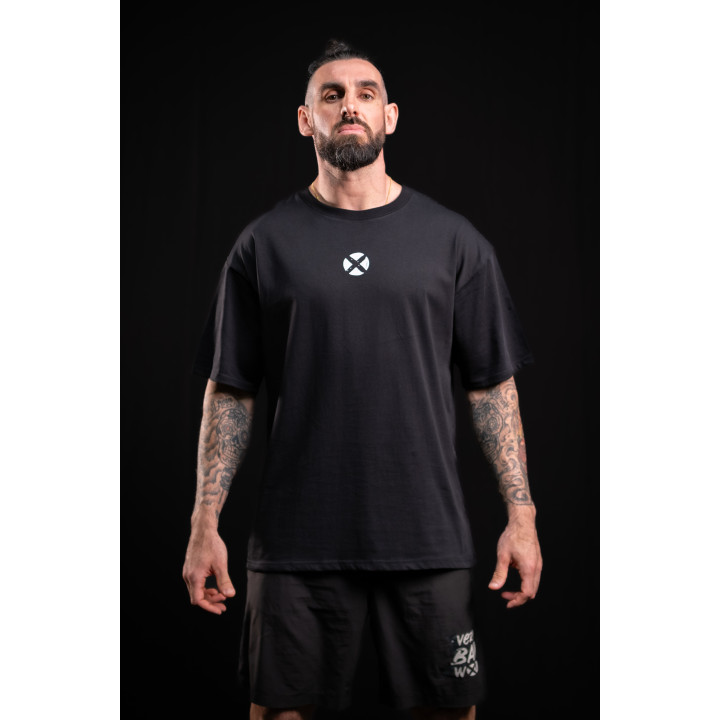 T-Shirt oversize unisexe noir ALWAYS WITH MY BUDDYS | VERY BAD WOD — Noir · Taille L