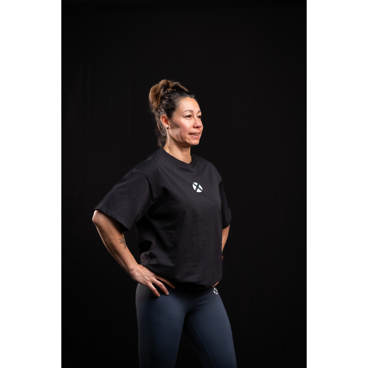 T-Shirt oversize unisexe noir ALWAYS WITH MY BUDDYS | VERY BAD WOD — Noir · Taille L