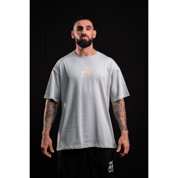 T-Shirt oversize vert de gris WAKE UP BEFORE TIME CAP | VERY BAD WOD — Vert de Gris · Taille S