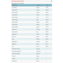 Complément alimentaire NuPower |NUTRITING — 120 Comprimés · Taille TU