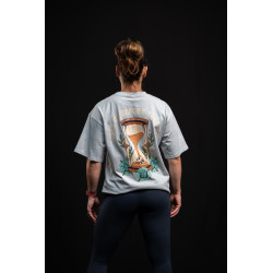 T-Shirt oversize vert de gris WAKE UP BEFORE TIME CAP | VERY BAD WOD — Vert de Gris · Taille M