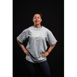T-Shirt oversize vert de gris WAKE UP BEFORE TIME CAP | VERY BAD WOD — Vert de Gris · Taille M