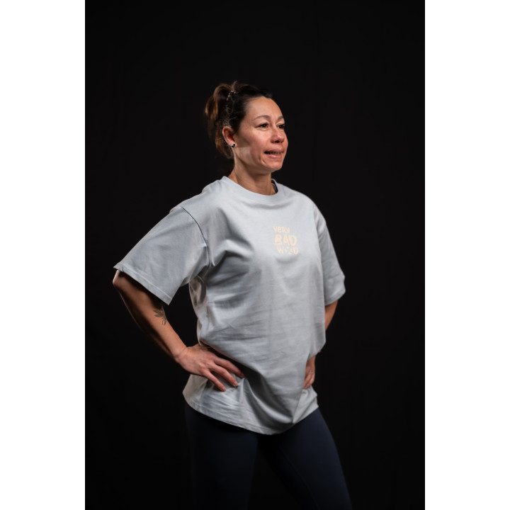 T-Shirt oversize vert de gris WAKE UP BEFORE TIME CAP | VERY BAD WOD — Vert de Gris · Taille L