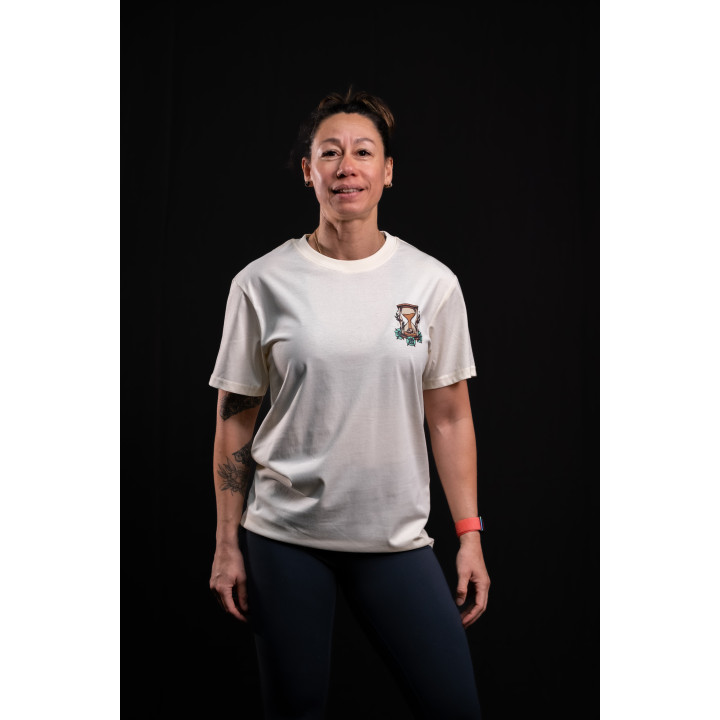 T-Shirt unisexe blanc ivoire WAKE UP BEFORE TIME CAP | VERY BAD WOD — Blanc ivoire · Taille S