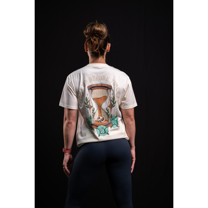 T-Shirt unisexe blanc ivoire WAKE UP BEFORE TIME CAP | VERY BAD WOD — Blanc ivoire · Taille S