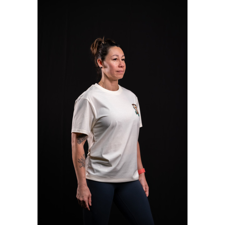 T-Shirt unisexe blanc ivoire WAKE UP BEFORE TIME CAP | VERY BAD WOD — Blanc ivoire · Taille M