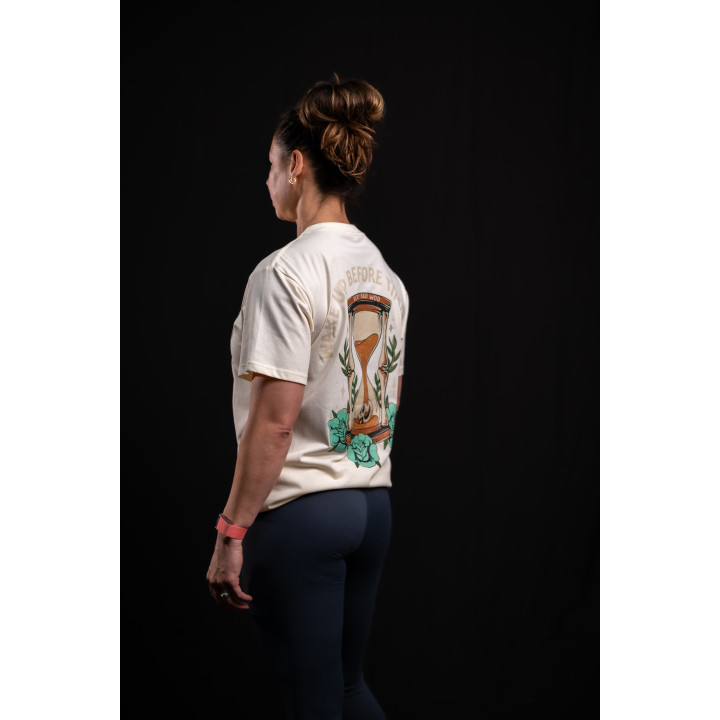 T-Shirt unisexe blanc ivoire WAKE UP BEFORE TIME CAP | VERY BAD WOD — Blanc ivoire · Taille XL
