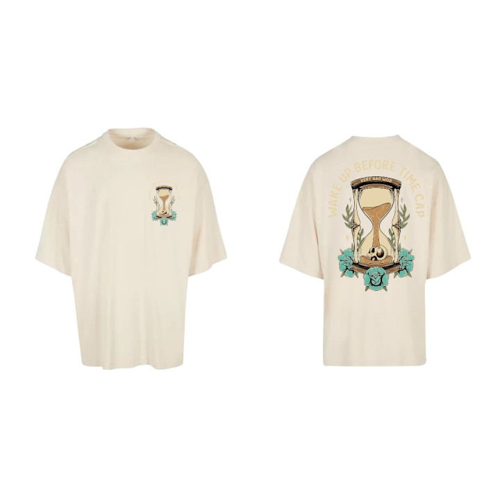 T-Shirt unisexe blanc ivoire WAKE UP BEFORE TIME CAP | VERY BAD WOD — Blanc ivoire · Taille XL