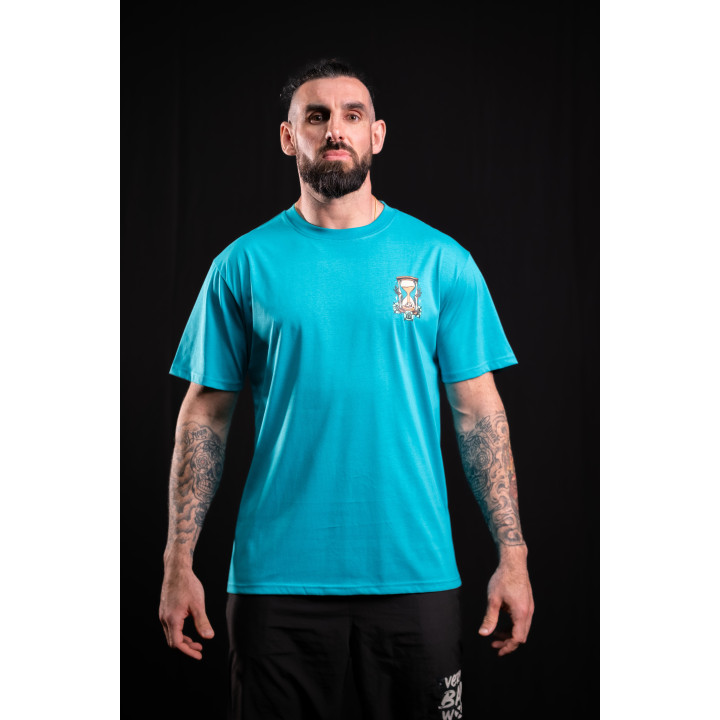 T-Shirt unisexe bleu WAKE UP BEFORE TIME CAP | VERY BAD WOD — Bleu · Taille S