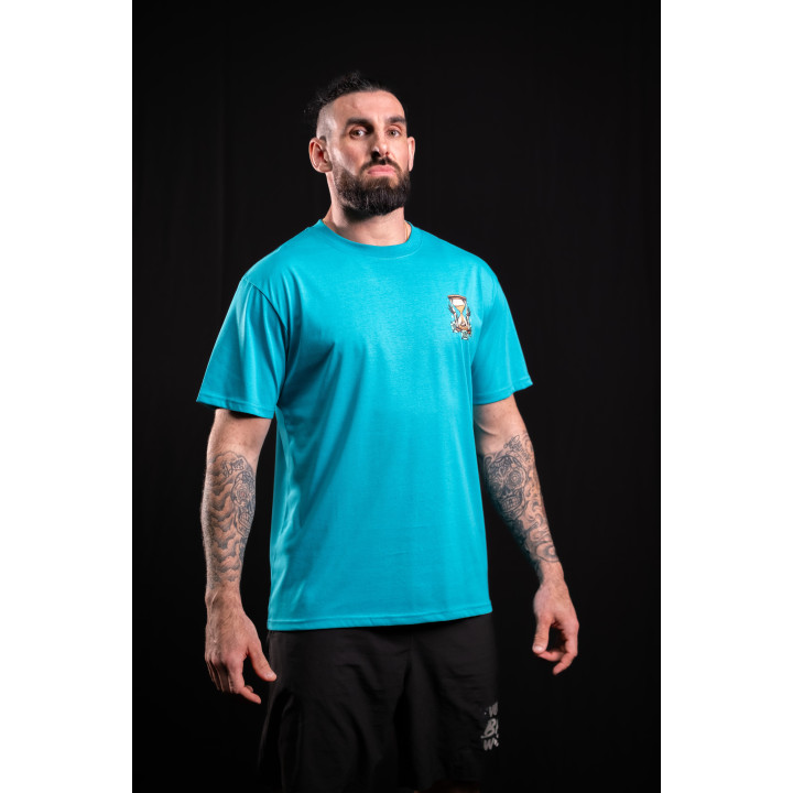 T-Shirt unisexe bleu WAKE UP BEFORE TIME CAP | VERY BAD WOD — Bleu · Taille S