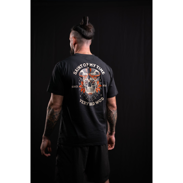 T-Shirt unisexe noir SAINT OF MY TIME | VERY BAD WOD — Noir · Taille M