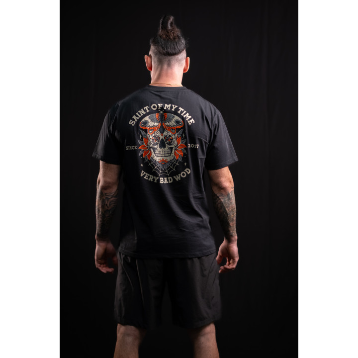 T-Shirt unisexe noir SAINT OF MY TIME | VERY BAD WOD — Noir · Taille XL