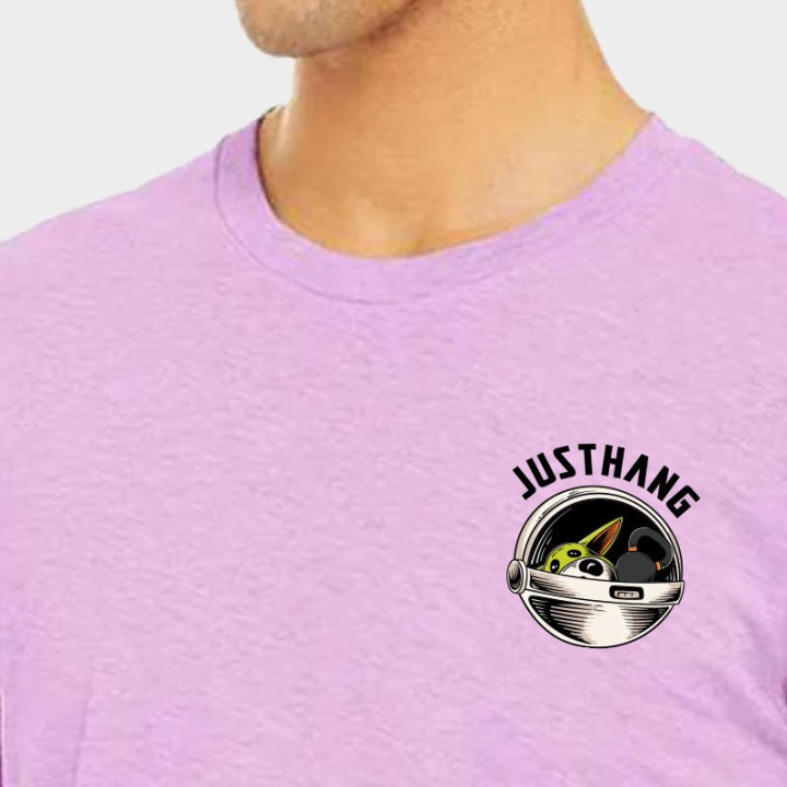 T-Shirt Homme PANDALORIAN 2.0 Lavande | JUSTHANG — Violet · Taille S