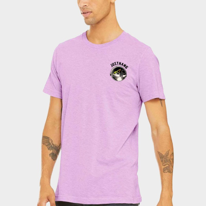 T-Shirt Homme PANDALORIAN 2.0 Lavande | JUSTHANG — Violet · Taille M