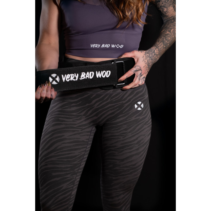 Ceinture d'haltérophilie Noire VELCRO | VERY BAD WOD — Noir · Taille XXXS