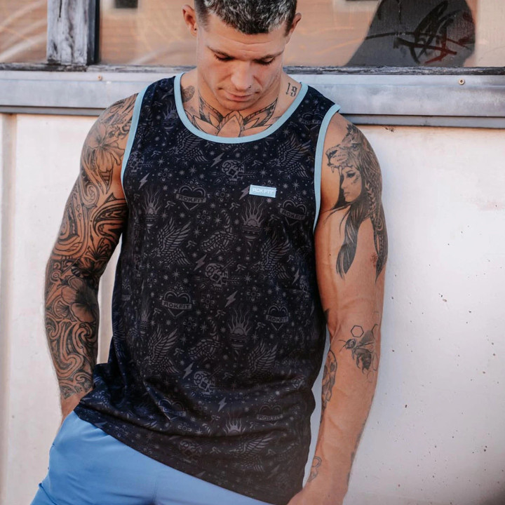 Débardeur Homme noir FLASH FORWARD | ROKFIT — Noir · Taille S
