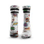 Chaussettes SEND IT 2.0 2STRIPE| HEXXEE SOCKS — Blanc · Taille L (43-46)