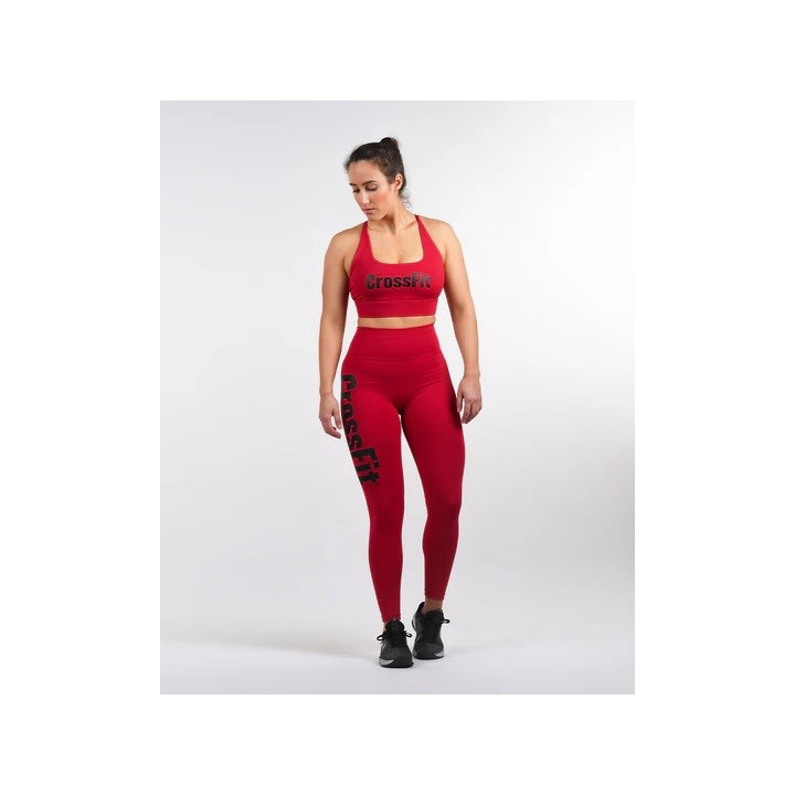 Legging femme CROSSFIT® GALAXY Rouge Carmine | NORTHERN SPIRIT — Rouge · Taille M