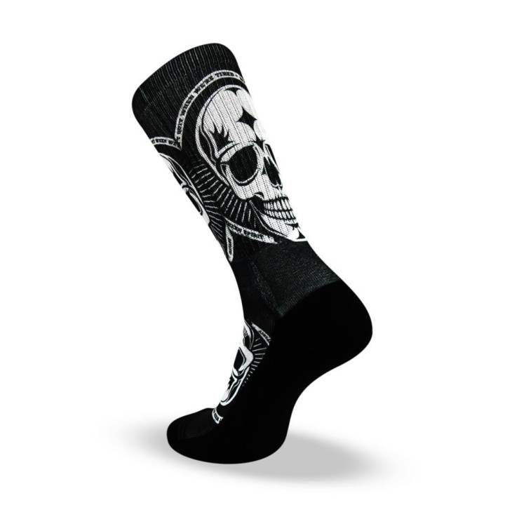 Chaussettes Noires Badass | LITHE APPAREL — Noir · Taille S (35-38)