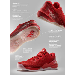Chaussures CXT-2 TRAINER 641 RED/WHITE | TYR — Rouge / Blanc · Taille 36 2/3 EU - 22.5 cm