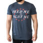 T-shirt Homme Bleu AMERICAN TEE | FEED ME FIGHT ME — Bleu · Taille S T-shirt Homme Bleu AMERICAN TEE | FEED ME FIGHT ME — Bleu · Taille S
